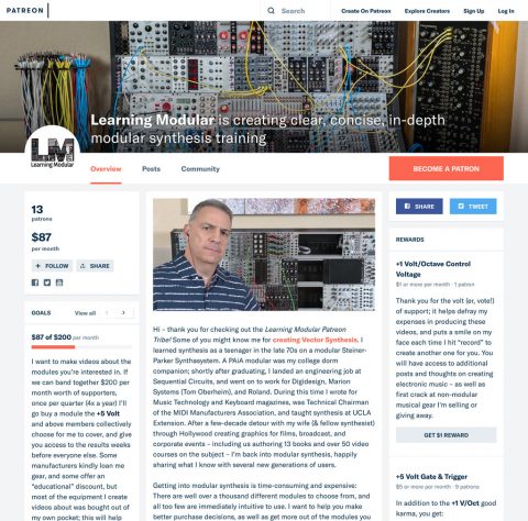 Learning Modular Patreon