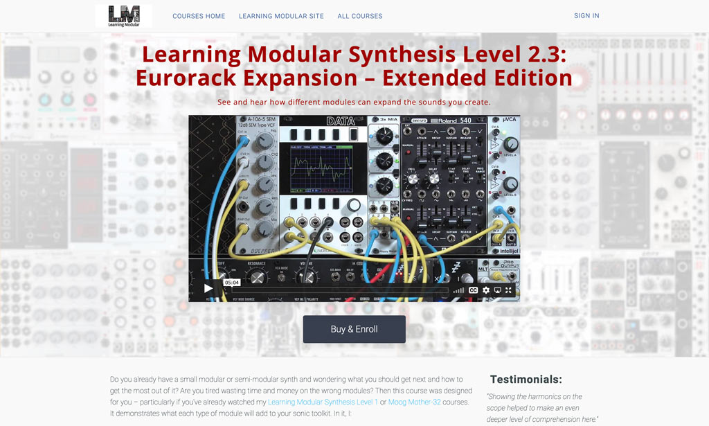 Learning Modular Eurorack Expansion Extended